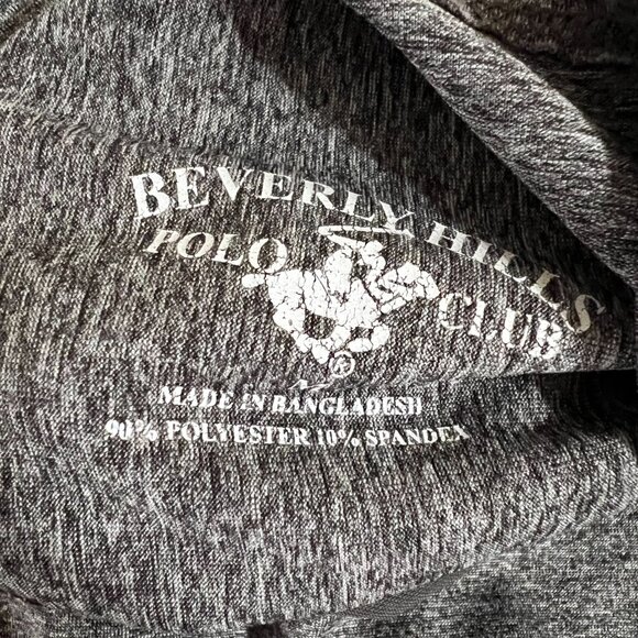 Beverly Hill Polo Club Athletic Top Womens Small Gray Stretch pullover Casual - Picture 7 of 7